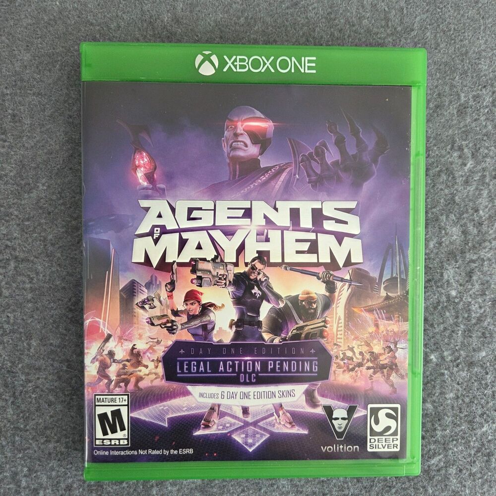 Agents of Mayhem Xbox One New Sealed Day One Edition Deep Silver M